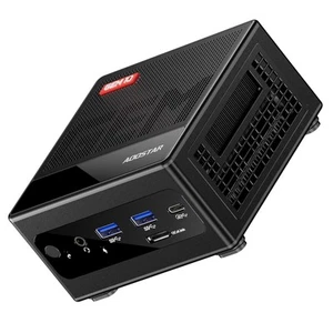 GEM10 Mini PC, AMD Ryzen 7 7840HS (8C/16T, up to 5.1GHz), 32GB LPDDR5(6400MHZ... - Picture 1 of 9