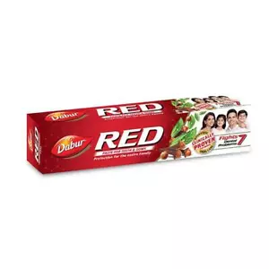 DABUR ROTE ZAHNPASTA 100G FÜR INDIEN MIT KOSTENLOSEM VERSAND - Bild 1 von 2