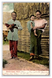 Family Portrait Manila Philippines UDB Postcard Y20 - Picture 1 of 2