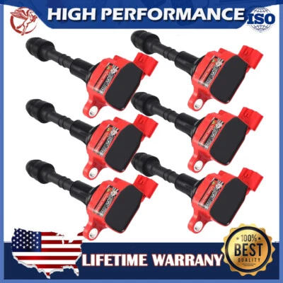 6Pcs Ignition Coils For 2011 2012 2013 2014 2015 2016 Nissan Frontier V6 4.0L - Image 1 of 4
