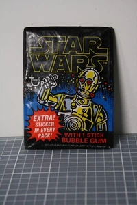 Star Wars Vintage 1977 Series 1 Sealed Wax Pack topps cards & sticker - Picture 1 of 2