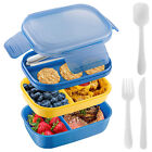 Bread can with compartments children | leak-proof Bento box children | BPA free lunch box