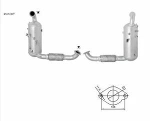 DPF/FAP PER Ford S-Max 1.6TD TDCi DPF 1560 cc 85 Kw/116 cv T1WA/T1WB DAL 2/11>4/ - Imagen 1 de 1