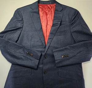 Suitsupply Mens Size 42R Reda Super 130s Blue Wool Blazer - Picture 1 of 3