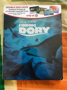 NEW Finding Dory Limited Edition SteelBook w/Cards Blu-ray/DVD Target Exclusive - Picture 1 of 3