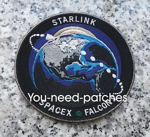 NASA Space Starlink F9 Falcon 9 DM2 Demo-2 Patch Aufnäher - Bild 1 von 1