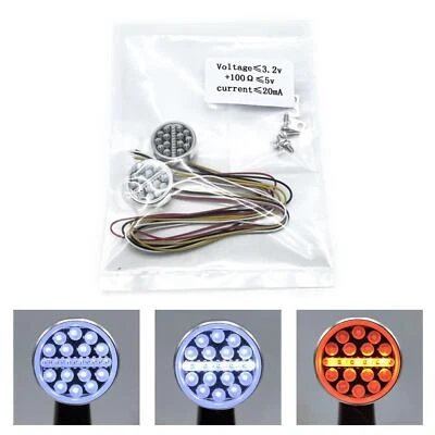 LED Scheinwerfer für 1/14 RC Traktor Truck Anhänger LKW Raupe Dumper - Bild 1 von 3