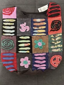 Bolso hobo de hombro de retazos - Imagen 1 de 8