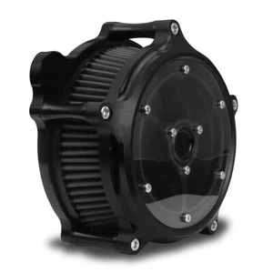 Air intake filter Contrast Cut Black For Harley twin cam Fat boy road king 00-07 - Bild 1 von 7