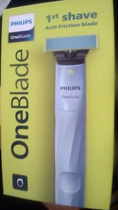 Philips One Blade : 1st Shave Anti-Friction Blade Razor. Wet & Dry Use. 30 min. - Picture 1 of 3