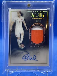 Daley Blind 2016-17 Panini Noir On-Card PATCH Auto 25/25 MC-DB - Picture 1 of 2