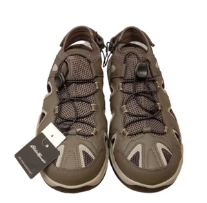 Eddie Bauer Herren 10 Lake Trail Sandale Wildleder Wanderschuh braun wasserdicht River - Bild 1 von 9