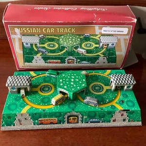 Wind Up Metal Car Track Toy w/Key Russian Repro Schylling Collector Series w/Box - Picture 1 of 6