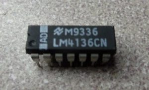 LM4136CN, Amplificatore Quad Op Amplificatore Generale 4 Circuiti 14-PDIP, DIP IC - Foto 1 di 1