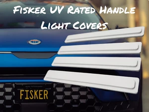 2023 - 2024 Fisker Ocean Door Handle Light Cover UV Safe 3D Printed Set of 4 - Foto 1 di 1