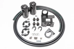 Radium Engineering Fits 90-05 Mazda MX-5 Dual Catch Can Kit Fluid Lock - Foto 1 di 2