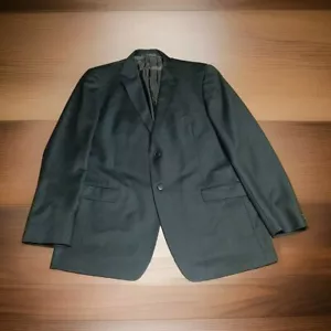 Ermenegildo Zegna Multiseason Blazer Size 58L (48L US) Black Wool - Picture 1 of 17