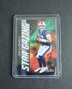 Panini Absolute Football 2021 Josh Allen Star Gazing Insert #SG4 Buffalo Bills - Imagen 1 de 2