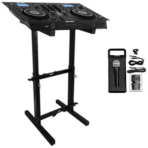 Gemini CDM-4000BT Dual DJ CD/USB Media Player w/Bluetooth/Mixer+Stand+Mic+Cable - Picture 1 of 12