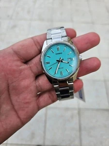 “Casio MTP-1302PD Light Blue Dial – Classic Men’s Stainless Steel Watch” - Picture 1 of 10