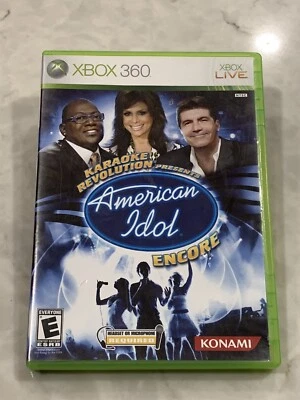 XBOX 360 AMERICAN IDOL Karaoke Revolution Encore Good Condition - Image 1 of 4