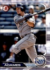 2019 Bowman #10 Willy Adames Tampa Bay Rays