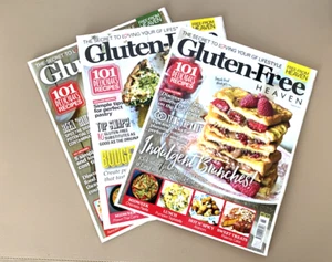 Gluten-Free Heaven Magazine 2019 Assorted Lot x 3 -Budget Meals, Irish Classics - Picture 1 of 8