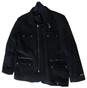 Mens Andrew Marc Patton Wool Jacket Black Clearance Sale - Picture 1 of 7