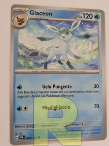 Glaceon ® Crepuscolo Mascherato 054/167 ® Non Comune ® Pokemon ® Italiano - Imagen 1 de 1