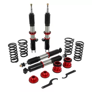 Fits 2013-19 Toyota Yaris (XP130) Adj. Height & Damping Coilovers Suspension Set - Picture 1 of 4
