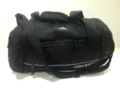 High Sierra Duffel Bag Black 17 X 10 X 9 Inches Ear Phone Port, Water Bottle  - Image 1 of 4