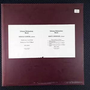 J.S. Bach (MVD 0887 pvt press) Harold Samuel Percy Grainger see photo for titles - Imagen 1 de 4