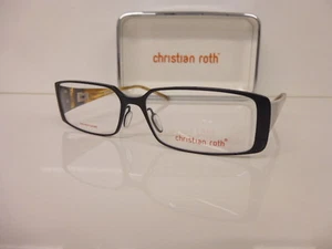 Originale Titan-Kunststoffbrille Unisexbrille CHRISTIAN ROTH, CR 14046 BK 54 - Bild 1 von 5