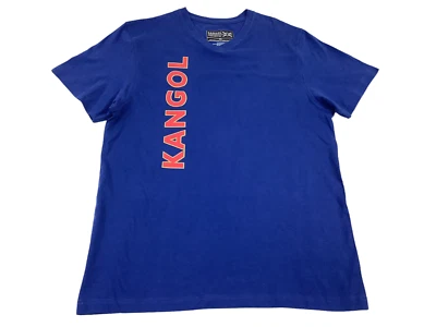Camiseta con logotipo de Kangol para hombre - azul, grande Foto 1 de 3