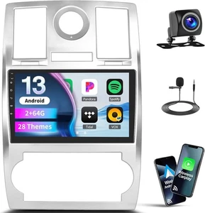 Android 13 Car Stereo For Chrysler 300C 2005-2011 Wireless CarPlay w/Backup Cam - Bild 1 von 5