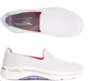 SKECHERS Damen-Slipper Go Walk Arch Fit Textil FarbverlaufGr 43 Wi - Bild 1 von 5