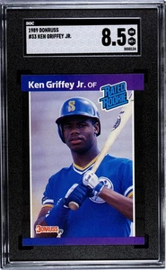 1989 Donruss #33 Ken Griffey Jr SGC 8.5 Baseball Card Mariners HOF Rookie - Picture 1 of 2
