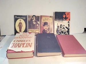 CHARLIE CHAPLIN BOOKS JOB LOT - Picture 1 of 16