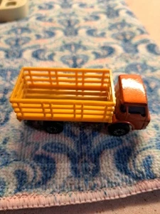 Vintage 1976 Lesney Matchbox Superfast No 71 Dodge Cattle Truck Orange - Picture 1 of 7
