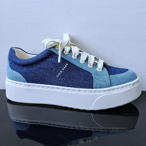 Cole Haan Damen GrandPro Max Plateau leichte Sneaker in schönem Denim Multi - Bild 1 von 13