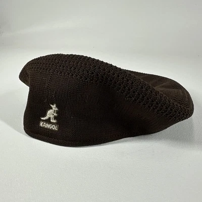 Kangol Newsboy Hat Cap Men Medium Brown Tropic 504 Ventair Cabbie - Image 1 of 3