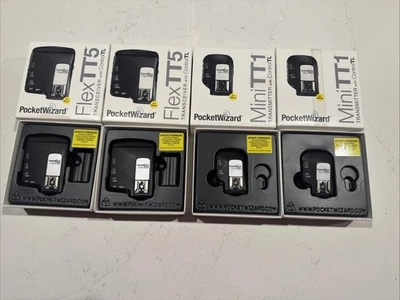 Pocket Wizard Flex TT5 for Nikon Lot of 2 w/ 2x Pocket Wizard Mini TT1 - Image 1 of 4
