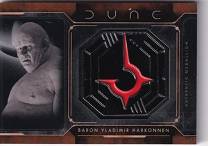 Topps Dune Chrome 2024 No. MCM-BH Baron Vladimir Harkonnen Medallón Auténtico - Picture 1 of 2