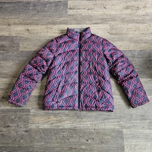 Chaqueta de invierno Lands' End Puffer talla mediana 10/12 - Imagen 1 de 5