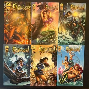 SHAHRAZAD 6 AUSGABEN LOT J SCOTT CAMPBELL BIG DOG INK BDI 2013 0, 1, 1, 2, 3, 5 NM - Bild 1 von 7