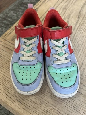 Zapatos Nike Court Borough Low Recraft 'Cobalt Bliss Track Red' Niños Foto 1 de 4