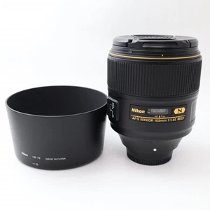Nikon Single Focus Lens Af-S Nikkor 105Mm F/1.4E Ed 4C07 - Picture 1 of 5