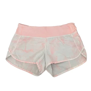 Pantalones Cortos Lululemon Speed Up Rosa Tie Dye Pantalones Cortos para Correr - TALLA 6 - Imagen 1 de 7