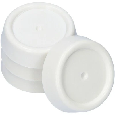 4x Vibrationsdämpfer Waschmaschine Schwingungsdämpfer Trockner Gummifüße weiß - Bild 1 von 4