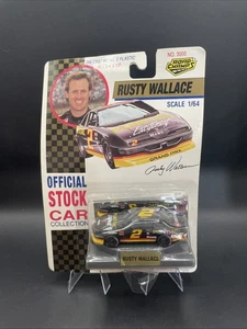 1992 Road Champs Rusty Wallace #2 Miller Original Draft Pontiac Grand Prix NASCAR - Bild 1 von 2